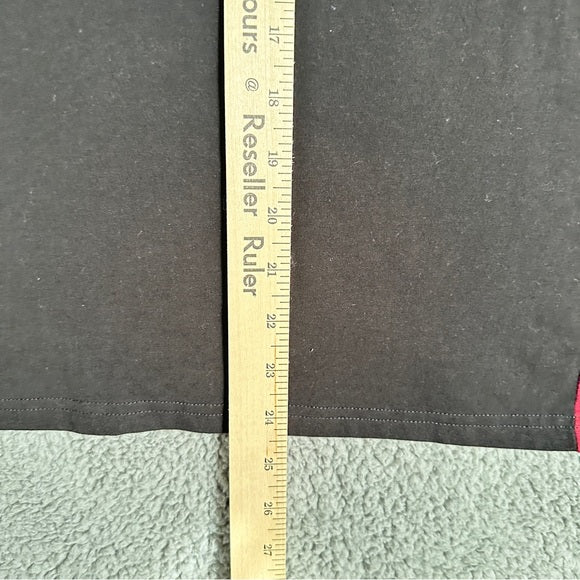 Twice Ice Men's Black and Red V-Neck Shirt - Size Men’s Small , from PanacheProse