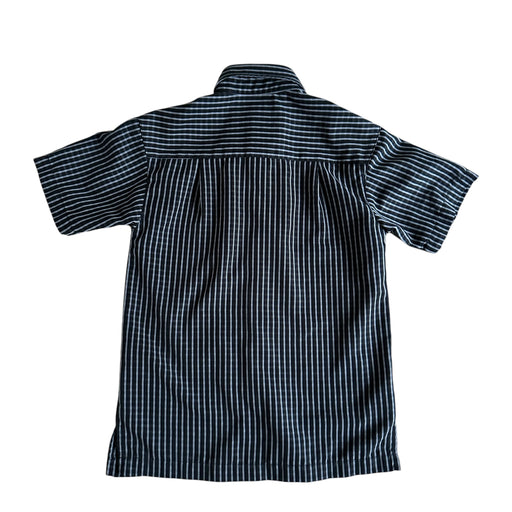 VanHeuse Boys Casual Striped Blue Collared Button Down Shirt - Size 8 From PanacheProse