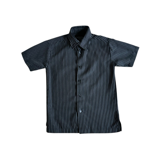 VanHeuse Boys Casual Striped Blue Collared Button Down Shirt - Size 8 From PanacheProse