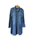 Vince Camino Women’s Blue Denim Long Sleeve Button Front Shirt Dress -Women’s Women’s Large (L) XS, from  PanacheProse 