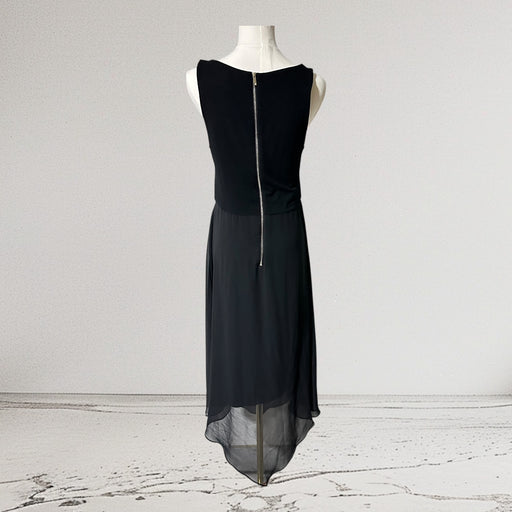 Vince Camuto Black Sleeveless Zipper Back Midi Dress – Size Medium from PanacheProse