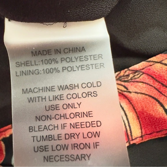 Vince Camuto Women’s Summer V Neck Long Sleeve Floral Lightweight Blouse - Size XXS, From PanacheProse