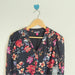 Vince Camuto Women’s Summer V Neck Long Sleeve Floral Lightweight Blouse - Size XXS, From PanacheProse