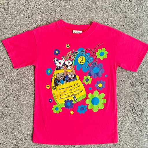 Vintage 1990s Northern Getaway Pink Graphic T-Shirt – Size L From PanacheProse