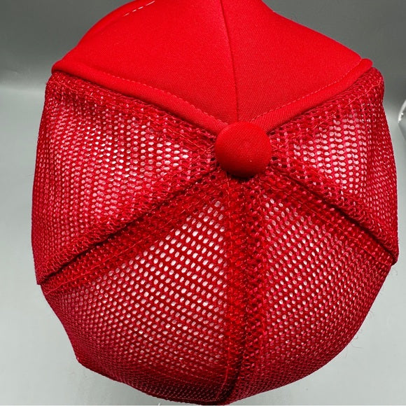 Vintage Crills Masonry Trucker Hat – Red Mesh Snapback from PanacheProse