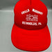 Vintage Crills Masonry Trucker Hat – Red Mesh Snapback from PanacheProse