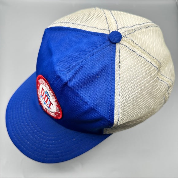Vintage Dalley Oil Tools Inc. Trucker Hat – Blue & White Snapback from PanacheProse