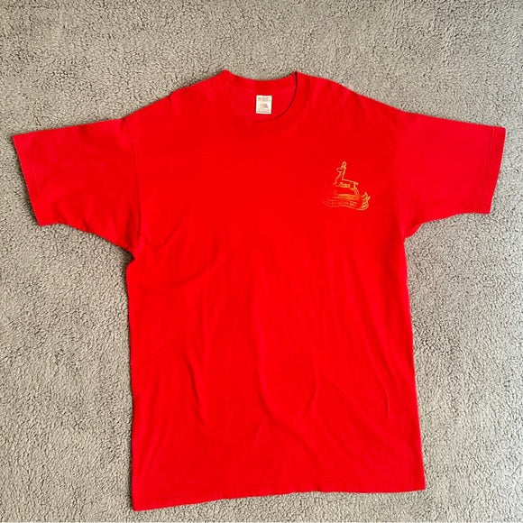 Vintage Fruit of the Loom Graphic Crew Neck Short Sleeve T-Shirt - Size Men’s XXL , from PanacheProse