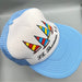 Vintage St. Thomas V.I. Sailboat Trucker Hat – 80s Mesh Snapback from PanacheProse