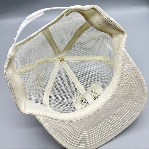 Vintage Steiger Tractors Snapback Hat – White Mesh Foam Cap with Green Logo from PanacheProse