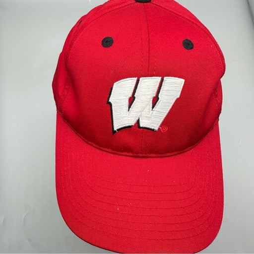 Wisconsin Badgers “W” Logo Hat – Red Adjustable Baseball Cap – Unisex from PanacheProse