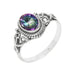Women Mystic Topaz 925 Sterling Silver Statement Ring - From PanacheProse