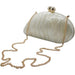 Women White Seashell Chain Shoulder Bag Acrylic Evening Clutch Glitter Party Bag - Brand New | PanacheProse