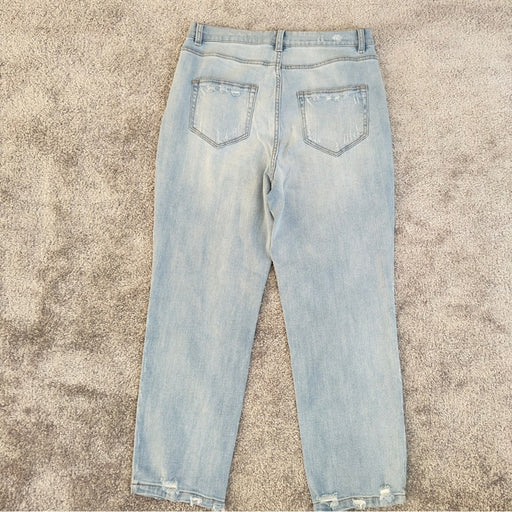 Women’s High Waist Straight Crop Jeans - Size 12 From PanacheProse
