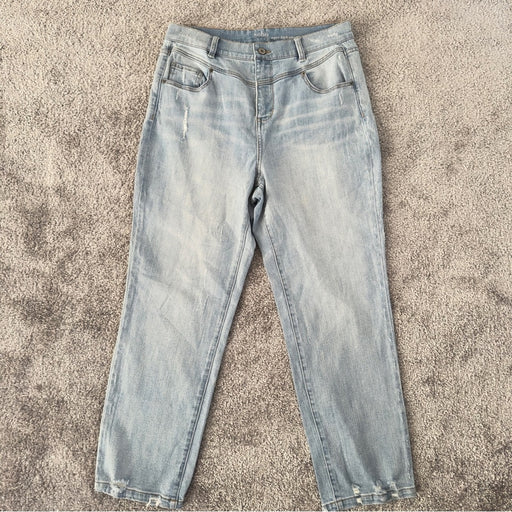 Women’s High Waist Straight Crop Jeans - Size 12 From PanacheProse