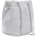 Women's Sliver Bucket Shining Shoulder Bag Rhinestones - From PanacheProse