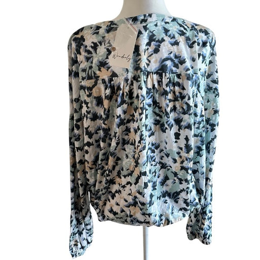 Wonderly Womens  Button-Front Knit Top – Size XL, from PanacheProse