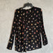 Zara Basic Women’s Floral Black Button-Up Blouse - Size Women’s USA S, from PanacheProse