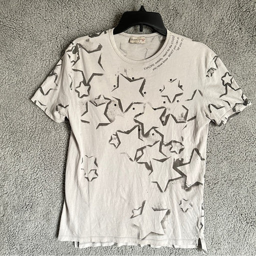 Zara Boys Collection Gray T-Shirt with Star Pattern -  Size  XL, from PanacheProse