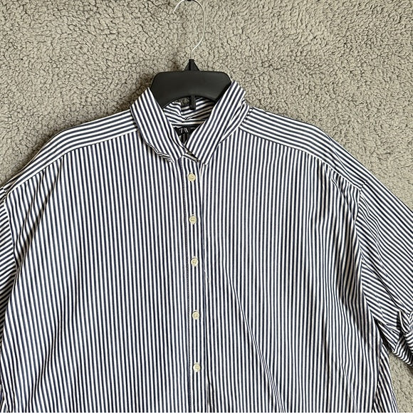Zara Women’s 100% Cotton Striped Button-Up Shirt - Size S–M (Women’s) , from  PanacheProse