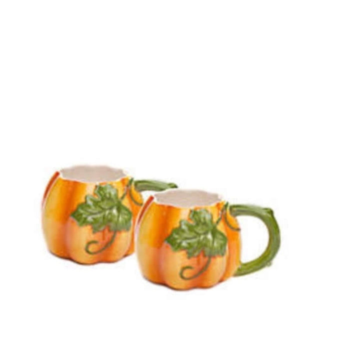 Pumpkin Mug,Set of 2 Lei Yellow One Size⭐️⭐️⭐️⭐️⭐️