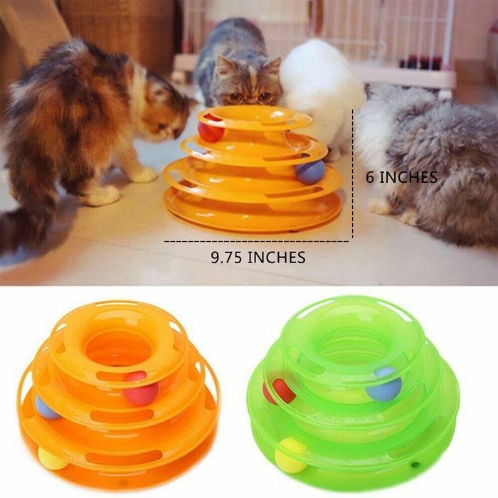 Interactive Cat Ball Toy – Engaging Stacked Play for Active Kitties