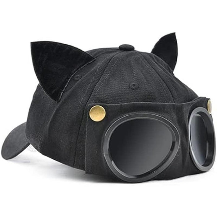 Retro Hip Hop Mask Black Aviator Glasses Peaked Sunglasses Baseball Cat …