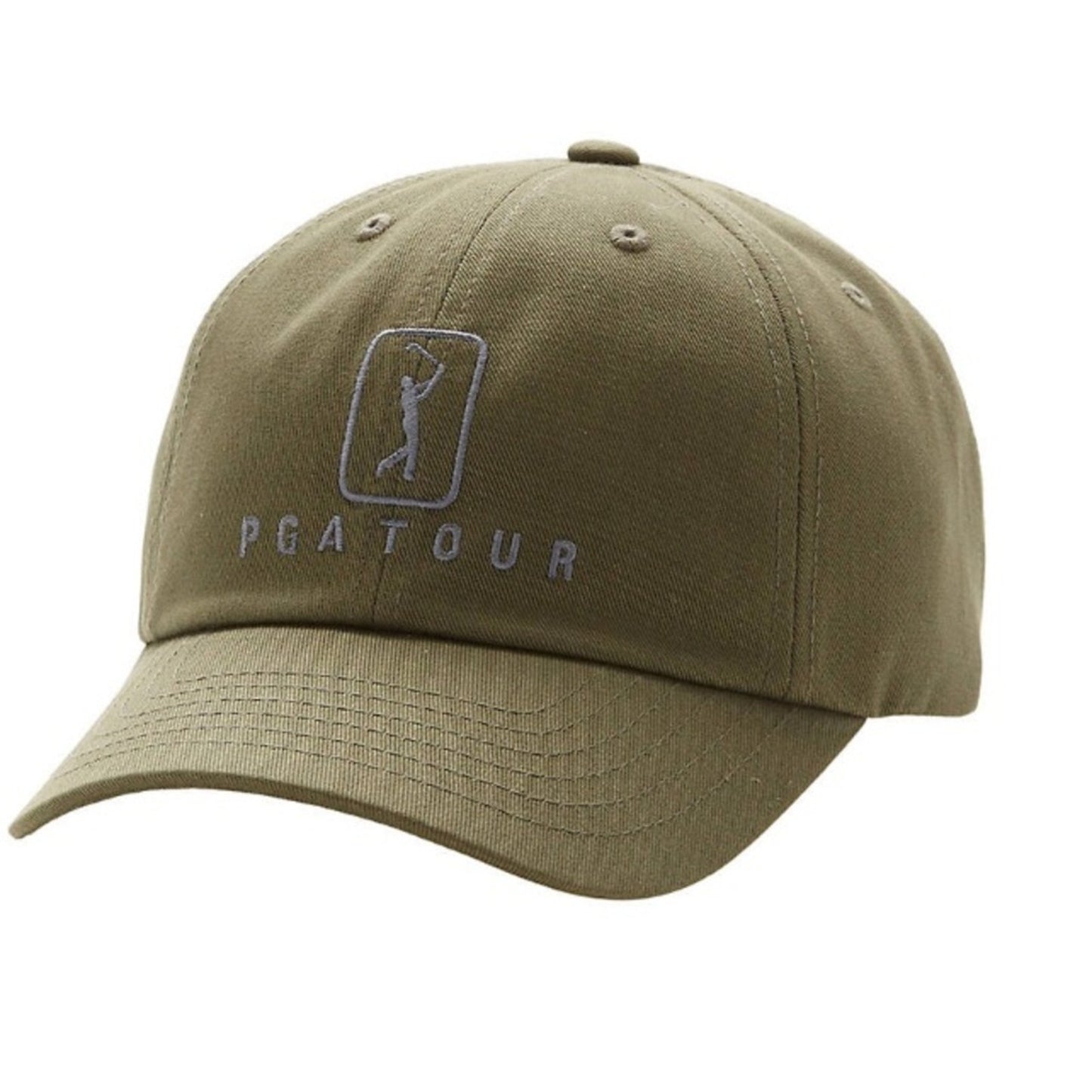 Mens PGA Cotton Adult Casual Adjustable Golf One Size Cap Hat