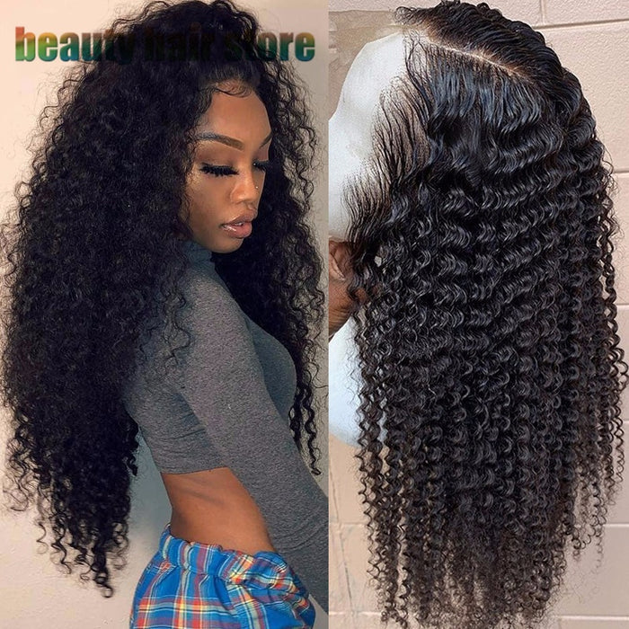 Brazilian Kinky Curly Lace Front Wig  100% Human Hair | 8-24 Inch Options