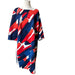 Pre-Loved Sandra Darren Abstract Print Dress – Size 18W
