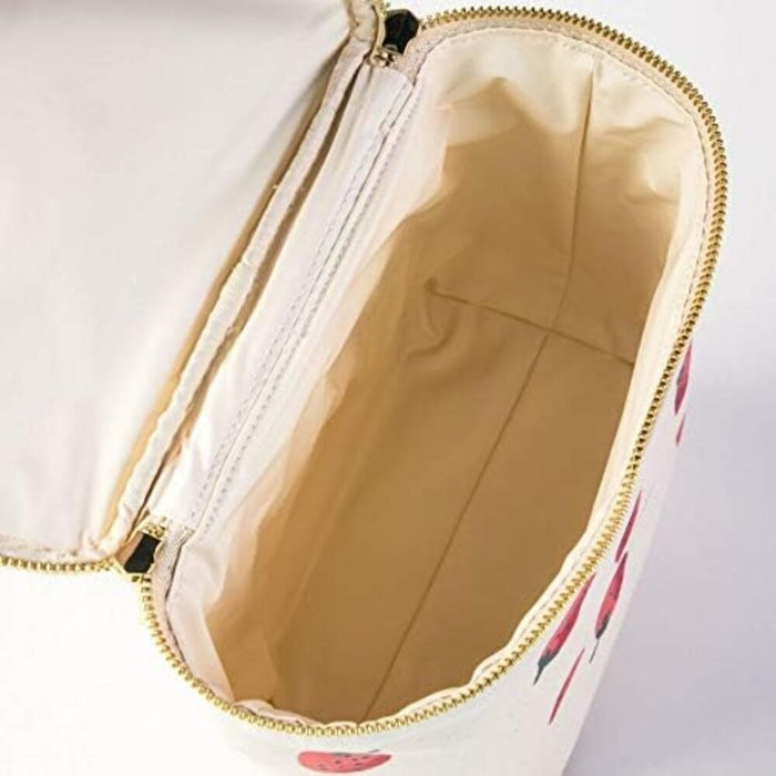 PanacheProse Kate Spade White  Lunch Tote, Thermal Bag Close and Carrying Handle