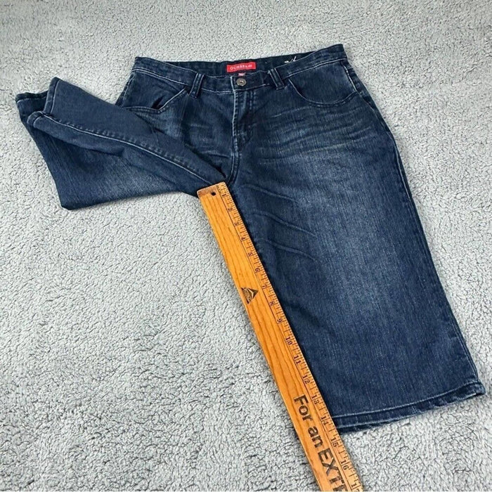 Guess Kids Size 18 Boy’s Denim Solid Color Blue Short Jeans