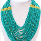 Boho Cute Turquoise Women’s Beaded Multi  Necklace