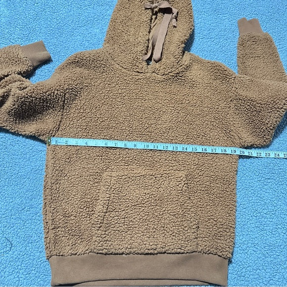 American Eagle Brown Sherpa Hoodie - Size XS, from PanacheProse
