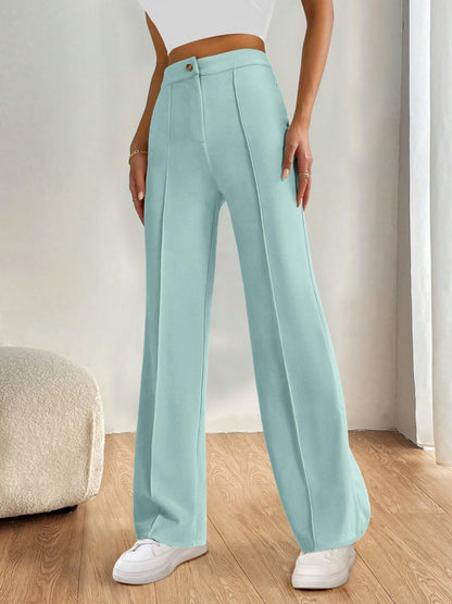 High Waist Wide Leg Pants