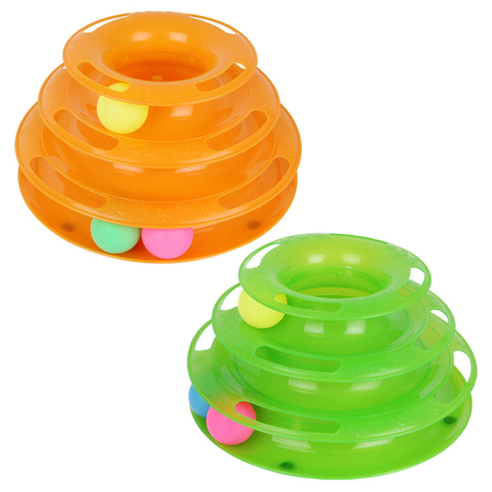 Interactive Cat Ball Toy – Engaging Stacked Play for Active Kitties