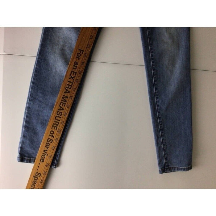 Aeropostale Pant Women’s Size 0 Blue Denim Belt Loops Straight Leg Pockets