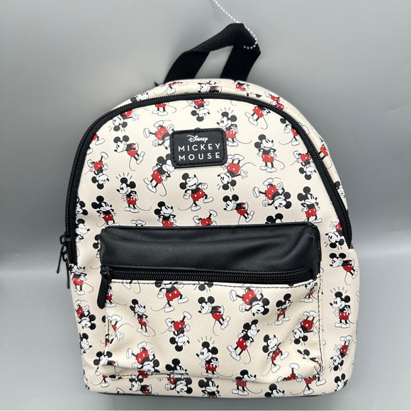 Disney Mickey Mouse Mini Backpack – Bioworld All-Over Print | NWT