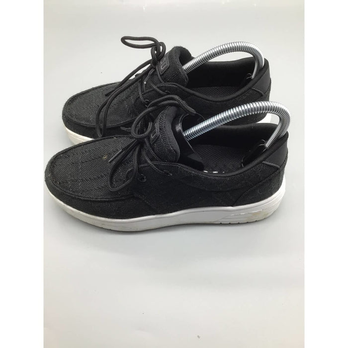 TIDU Womens #HXBX01 Black Arch Support Lace Up Sneakers Shoes Size 7