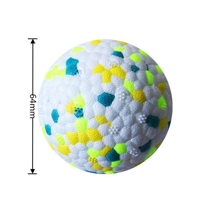 Durable Dog Chew Ball  Interactive Tooth Cleaning Toy