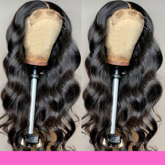 Premium Body Wave Human Hair Lace Front Wig  Natural & Customizable Style