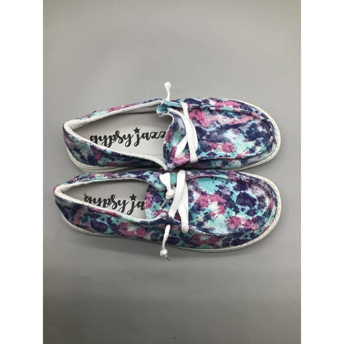 GYPSY JAZZ Women's Boat Canvas Slip on comfort shoes Size 6.5