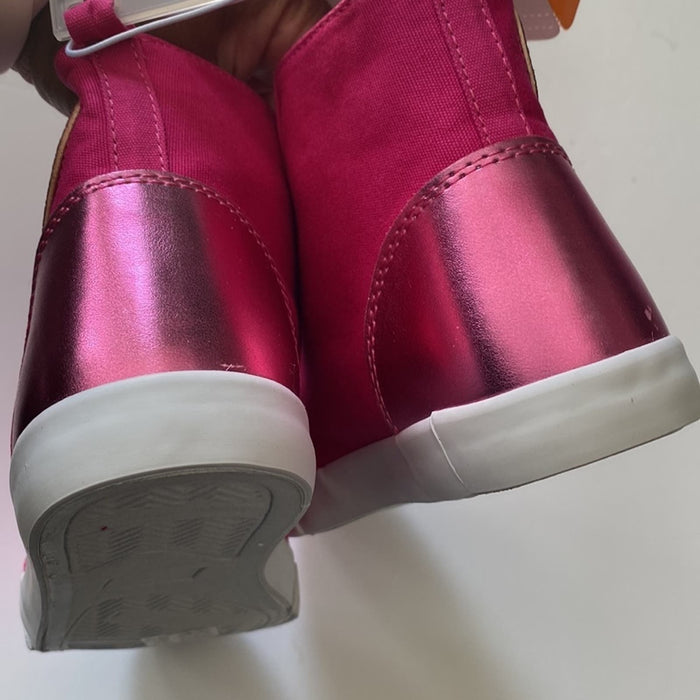 Gymboree Cosmic Club Pink High Tops Sneakers  Girls Size 2.