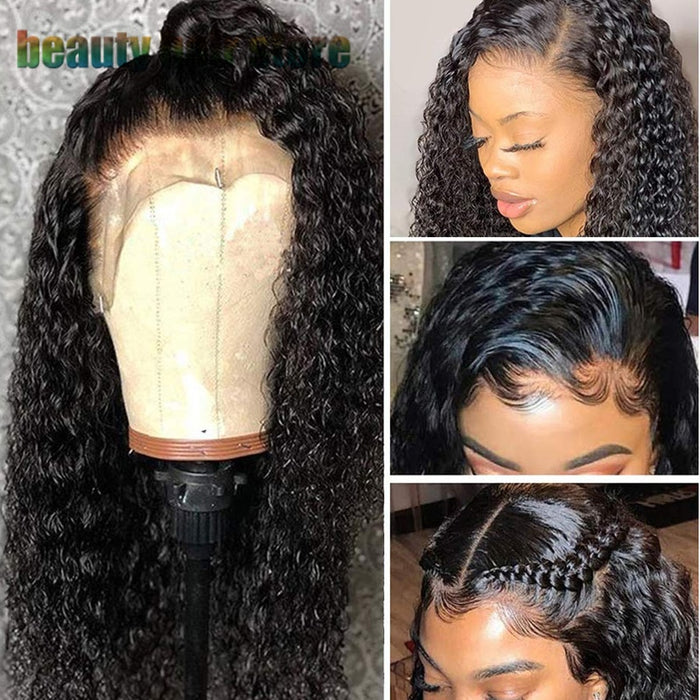 Brazilian Kinky Curly Lace Front Wig  100% Human Hair | 8-24 Inch Options