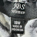 Pre-Loved JBS Monochrome Abstract Print Dress – Size 18W