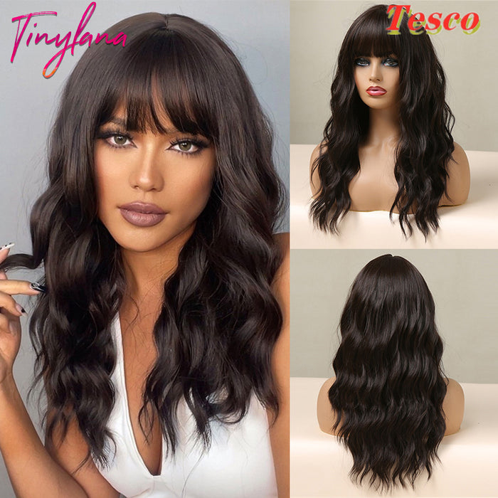 Long Black Wavy Wig for Women – Lightweight, Natural, Easy to Style