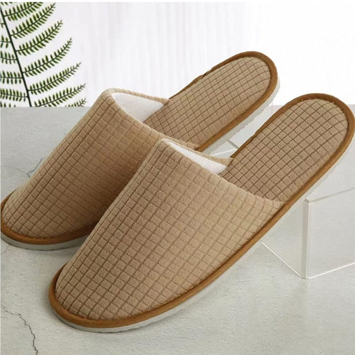 Spa Slippers, Non-Slip Closed Toe Disposable for Guest, Hotel, Travel an…
