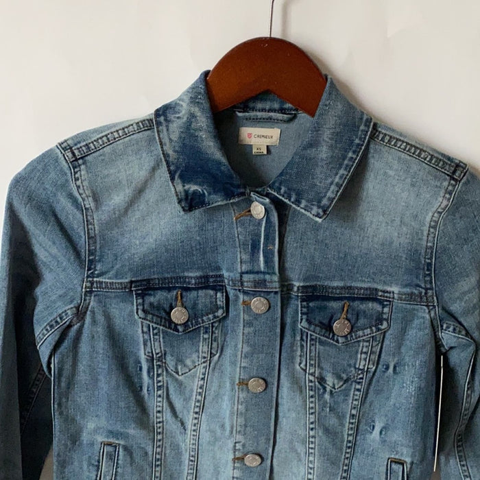 Cremieux MadisonWomens Denim Jeans Jacket Size XS(Oceanside)