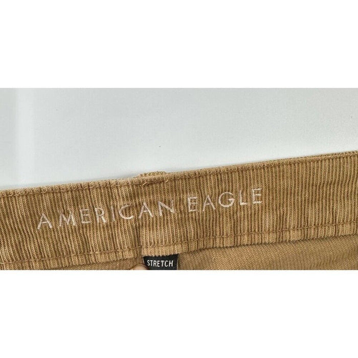 American Eagle Outfitters Mom Straight Jean Women Brown Size 8 Zipper Belt Loop
