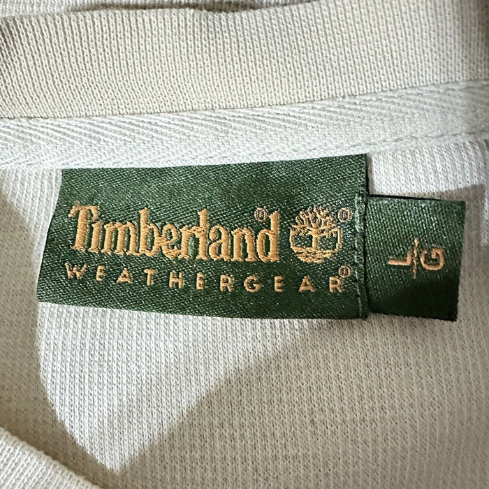 Timberland Weathergear Women's Sweaters Large Cream Crew Neck Long Sleeves